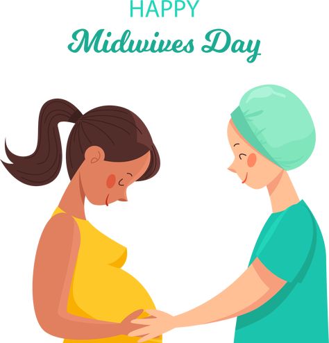 Midwife Drawing, Midwifery Background, Midwifery Illustration, Midwife Day, Midwifery Stickers, Character Design, Clip Art