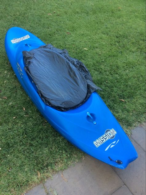 Store your kayaks critter free with this cheap and simple kayak cockpit cover. Place a large garbage sack over the cockpit and tie a twine around it or better yet, a bungee cord. See my video on youtube. Dark Garage, Kayak Covers, Kayak Storage, Bungee Cord, Garbage Bag, Kayaks, Rodents, Spiders, Twine