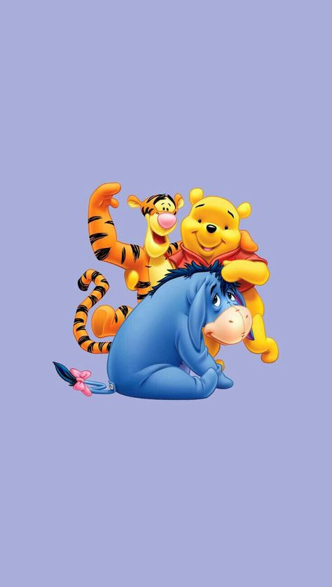 TIGGER, WINNIE POOH AND EEYORE Winnie The Pooh Background, Pooh And Eeyore, Winnie The Pooh Drawing, Pooh Winnie, Winnie The Pooh Cartoon, Winnie The Pooh Pictures, Cute Winnie The Pooh, Mickey Mouse Art, Cute Disney Pictures