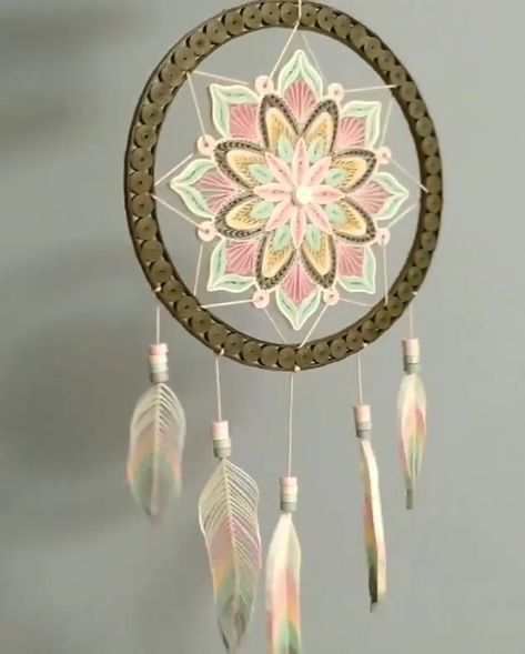 Quilled Dream Catcher, Quilling Dreamcatcher, Diy Quilling Crafts, Paper Quilling Earrings, Paper Quilling Jewelry, Paper Quilling Patterns, Quilling Earrings, Quilling Ideas, Quilling Jewelry