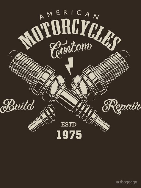 American Motorcycles Build & Repair T-shirt. Your choice is street style. Your fashion is a funny t-shirt, hoodie, shirts. The best gift is cool street clothes! Do online shopping where there is a sale of streetwear with exclusive design. Stylish merch - custom apparel for every day. Welcome to the T-Shirts Showcase @ShirtsBirds. Garage Tshirt Design, Motorcycle T Shirt Design, Motorcycle Tshirt Design, Biker Graphics, Biker Logo Design, Motorcycles Logo Design, Biker Logo, Biker Design, Hello My Friend