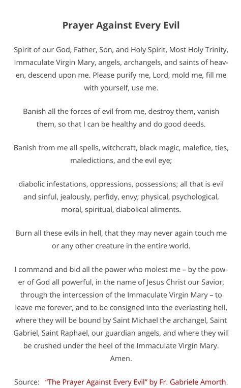 Prayer To Remove Evil Spirits, Prayer Against Evil Spirits, Prayer Against Witchcraft, Womens Bible, Warfare Prayers, God Things, Spiritual Warfare Prayers, Prayer Changes Things, Everyday Prayers