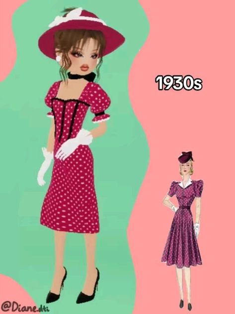 1950s Fashion Dress To Impress, Dress To Impress 1950s Outfit, Retro Dress To Impress, Retro Revival Dress To Impress, Decades Dress To Impress, 1950s Dress To Impress, Happy Dress To Impress, Retro Style Dress To Impress, 1950 Outfits