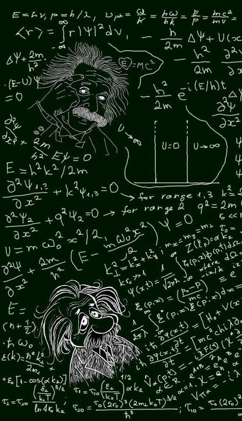 Albert Einstein Great Mathematicians Poster, Maths Formulas Wallpaper, Sampul Notebook, Chat Wallpaper Whatsapp, Math Wallpaper, Family Tattoo Designs, الفن الرقمي, Easy Magic, School Creative