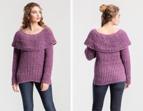 Andromeda Cowl Neck Sweater Pattern Cowl Neck Sweater Pattern, Knit Garments, Ladies Jumpers, Woman Sweaters, Knitting Short Rows, Summer Knitting Patterns, Knit Clothing, Knitted Mittens Pattern, Hand Knits