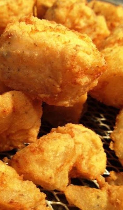 Southern Fried Fish Nuggets Catfish Nugget Recipes Fried, Catfish Nugget Recipes, Catfish Nuggets Recipes, Fried Catfish Nuggets, Saucy Meals, Catfish Nuggets, South Recipes, Southern Brunch, Fried Catfish Recipes