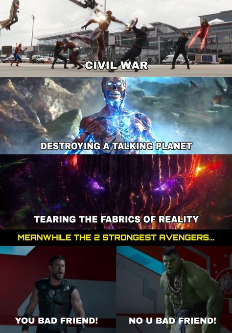 Superhero Memes, Univers Dc, Funny Marvel Memes, Marvel Quotes, Marvel Images, Marvel Avengers Movies, Marvel Avengers Funny, Dc Memes, Avengers Memes