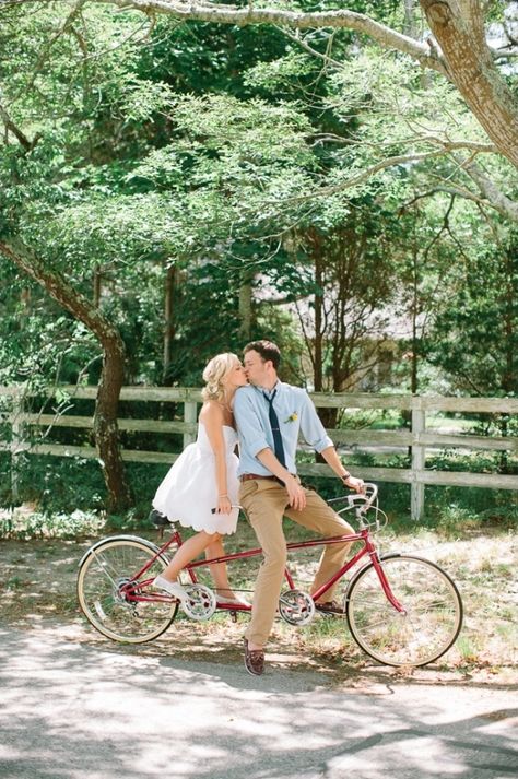 Bike Riding Photography, Cape Cod Beach Wedding, Cape Cod Beaches, Tandem Bike, Riding A Bike, Cycle Chic, Wedding Engagement Photos, Couple Shoot, Tandem