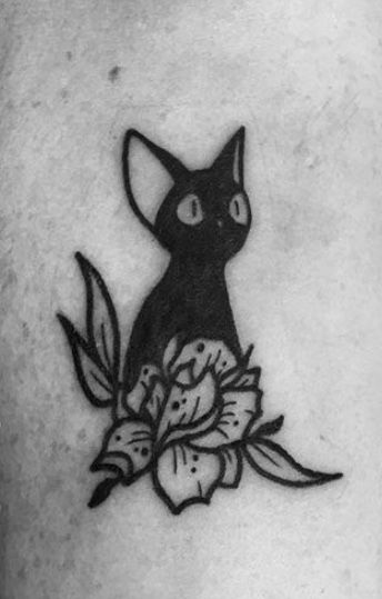 Gigi Kiki Delivery Service Tattoo, Gigi Tattoo Studio Ghibli, Gigi Tattoo, Kiki's Delivery Service Tattoo, Kikis Delivery Service, Studio Ghibli Tattoo, Ghibli Tattoo, Kiki's Delivery Service, Future Tattoos