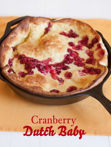 « Cranberry Pancakes, Berry Pancakes, Dutch Pancakes, Baby Breakfast, Baby Pancakes, Dutch Baby Pancake, Dutch Recipes, Dutch Baby, Cooked Breakfast