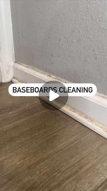 Kellsie Zapata | Cleaning Tutorials & Motivation on Instagram: "Baseboard cleaning isn’t something most of us look forward to, but it can give your clean home the perfect finishing touch. If it’s been a while since you’ve cleaned your baseboards, and they look similar to this, they probably need a deep clean. Let me show you how I tackle this cleaning project. First, I vacuum them. I pay extra attention to the crevices like corners and where the trim meets the floor. After removing the loose dirt and dust, I work on any stains and buildup. I’m using @spraywayclean All Purpose Cleaner. This foam action product will clean, disinfect, and deodorize. It removes dirt, handprints, grease spots, scuff marks, and grime from surfaces throughout your home. Plus, it comes in three different scents. I Clean Floor Boards Tips, Deep Clean Baseboards, Clean Doors And Baseboards, Clorox Wand For Baseboards, Mop Board Trim Ideas, Bathroom Trim Ideas Baseboards, Cleaning White Baseboards, How To Clean Trim Baseboards, How To Clean Bathroom Mirrors