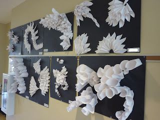 The Calvert Canvas: Adventures in Middle School Art!: Sculptural Paper Relief Middle School Sculpture Art Projects, Paper Sculpture Art, Paper Relief, 3d Art Projects, 7th Grade Art, High School Art Lessons, Sculpture Lessons, Scott Adams, Middle School Art Projects