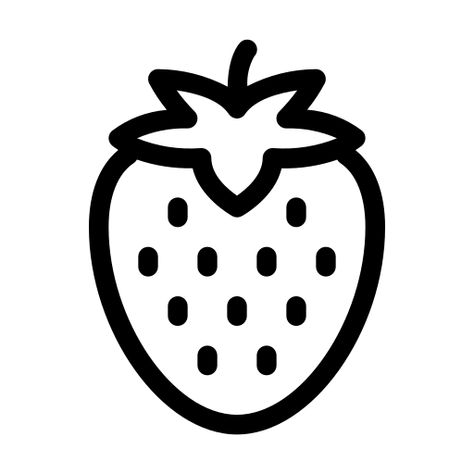 Strawberry free icon Strawberry Drawing, Bunny Coloring Pages, Canvas Drawing, Punch Needle Patterns, Free Icon, Beaded Jewelry Patterns, Line Icon, Punch Needle, Icon Font