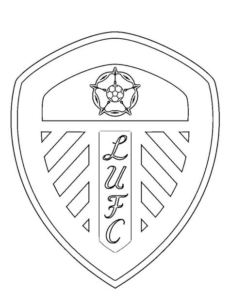 Liverpool Badge, Leeds Football, Football Coloring, Football Tattoo, Leeds United Football, Best Coloring Pages, Leeds United Fc, Clock Tattoo Design, Team Badge