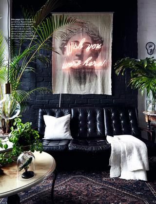 Decor Ikea, 아파트 인테리어, Versace Home, Dark Interiors, Style Deco, A Living Room, Dream Decor, My New Room, Contemporary Decor