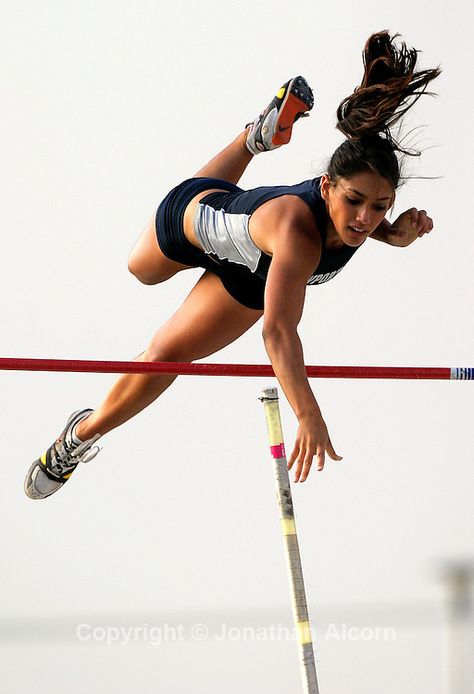 Action Reference Poses, Allison Stokke, Practice Poses, Female Action Poses, Action Reference, Soccer Poses, Jumping Poses, Gesture Reference, Pole Vaulting