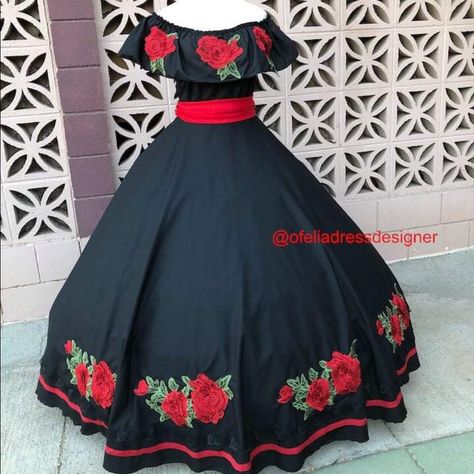 Cotton Fabric With Elastic In The Waist And Arms Include Rebozo And Crinoline Traditional Mexican Dress Jalisco, 15 Dresses Quinceanera Mexican, Charro Theme, Traditional Mexican Dress, Mexican Wedding Dress, Sweet 15 Dresses, Quince Decorations, 15 Dresses Quinceanera, Mock Wrap Dress