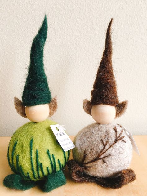 Icelandic Gifts - these elves are handcrafted with 100% Icelandic sheep wool Icelandic Christmas Decorations, Iceland Christmas Decorations, Icelandic Elves, Icelandic Christmas, Icelandic Elf Houses, Iceland Elf Houses, Iceland Book Tradition, Duty Free Shop, Icelandic Sheep