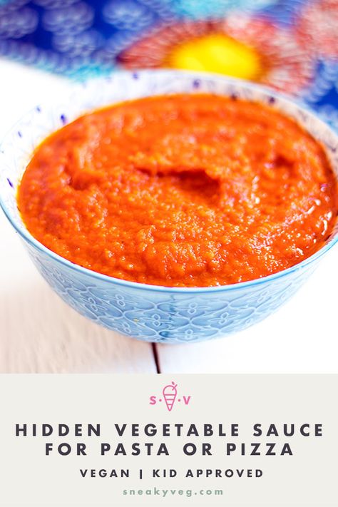 A delicious and simple recipe for hidden veg pasta sauce that is easy to adapt to use whatever vegetables you have available. Perfect for picky eaters. #pastasauce #hiddenveg #hiddenvegsauce #sneakyveg #weaning #pickyeating #kidfood #recipesforkids Veg Pasta Sauce, Hidden Vegetable Recipes, Veg Pasta, Budget Vegan, Vegetarian Kids, Preserving Recipes, Hidden Vegetables, Kid Recipes, Toddler Recipes