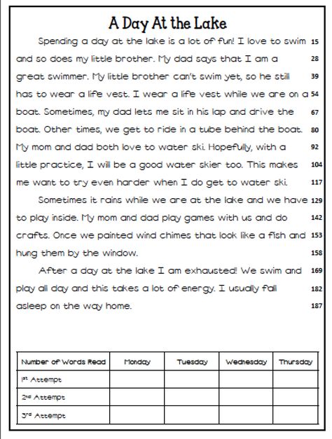 I had great intentions of being a good blogger this summer. I had all of these… Fluency Worksheets, Nanny Activities, Teacher Corner, Reading Tools, Tutoring Ideas, Reading Fluency Passages, Advance English, Reading Comprehension For Kids, Fluency Passages