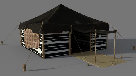 ArtStation - Arab tent, sami khanzada Ecotourism Residence, Arabic Tent, Tent Bedroom, Arabian Tent, Bedouin Tent, Tent Fabric, Ancient Civilization, Tent Design, Architecture Design Concept