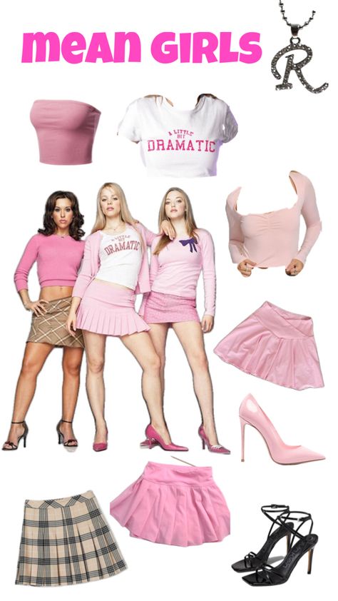 Mean Girls Halloween Costumes, Mean Girls Costume, Mean Girls Halloween, Trendy Halloween Costumes, Girls Halloween, Halloween Inspo, Black And White Skirt, Trendy Halloween, Book Week