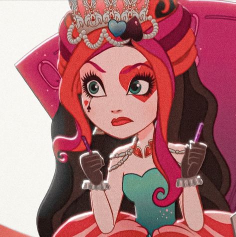 Lizzie Hearts Ever After High, Ever After High Rebels, Lizzie Hearts, Raven Queen, Fantasias Halloween, Red Queen, Sleepover Party, Ever After High, High Art