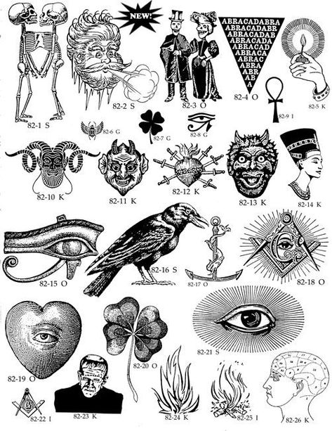 Flash Art Tattoos, Vintage Tattoo Art, Kunst Tattoos, Muster Tattoos, Inspiration Tattoos, Old School Tattoo Designs, Symbol Tattoos, Occult Art, Tattoo Flash Art