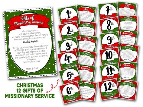 Missionary 12 Days Of Christmas, 12 Days Of Christmas For Missionaries, 12 Days Of Christmas Gift Ideas For Work, Lds Missionary Christmas Gifts, Missionary Christmas Packages, Missionary Care Packages, Countdown Gifts, Christmas Scripture, Sister Missionary