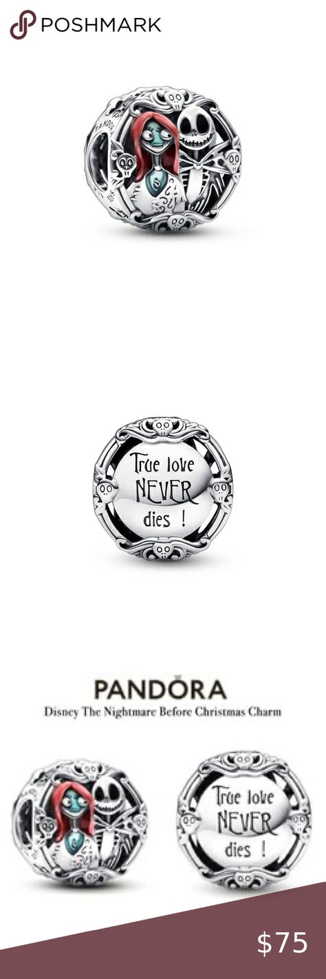 Disney The Nightmare Before Christmas Pandora  Charm Nightmare Before Christmas Pandora Charm, Pandora Disney, Love Never Dies, Pandora Charm, The Nightmare Before Christmas, Seasons Of The Year, Christmas Charms, The Nightmare, Pandora Jewelry