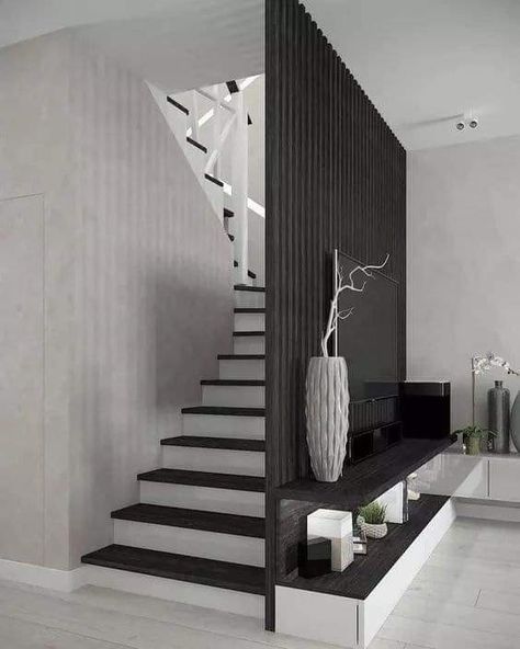 درابزين السلم, درج السلم, Staircase Interior Design, Stairs Design Interior, Stairs In Living Room, House Staircase, Stairs Design Modern, Stairway Design, Interior Design Your Home