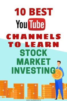 Youtube Channels To Watch, Best Youtube Channels, Learn Stock Market, Stock Market Basics, Stock Market For Beginners, Stock Trading Strategies, Options Trading Strategies, Investing Books, Stock Analysis