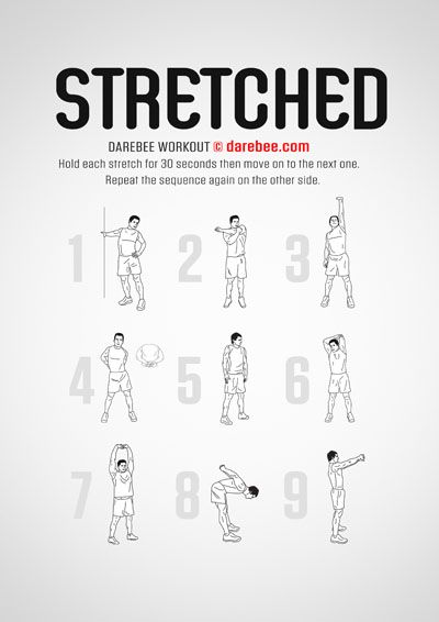 Full Body Stretching Workouts Collection Upper Body Stretches Post Workout, Upper Body Stretching, Upper Body Stretch, Darebee Workout, Track Workout Training, Home Boxing Workout, Workout Sheets, Army Workout, Knee Strength