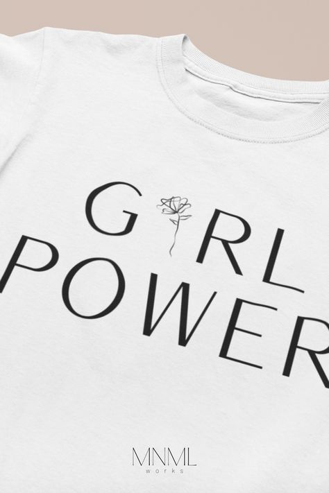 Girl boss tshirt design perfect for all the female entrepreneurs and boss babes looking for a boss babe shirt tees. This minimalist shirt design ensures the perfect mix of classy and minimal for empowered women! Perfect for your everyday use or give it as a gift for the girl boss you love! #bossbabeshirt #girlbossshirt #girlgangshirt #girlpowershirt Minimalist Shirt Design, Girl Gang Shirt, Boss Babe Shirt, Boss Tshirt, Boss Top, Minimalist Shirt, Babe Shirt, Girl Power Shirt, Minimalist Shirts