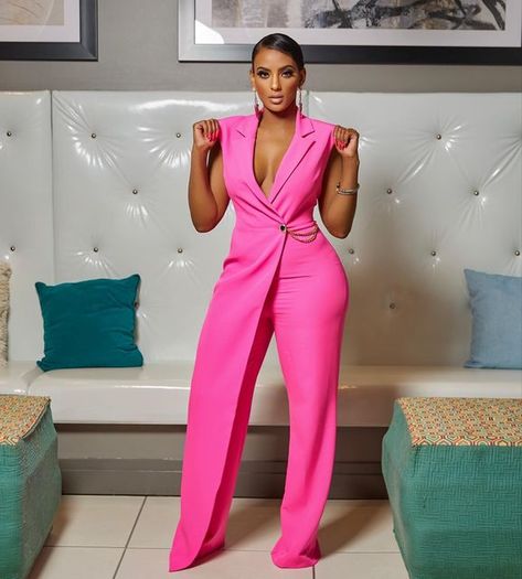 Pinknic Outfits, Pink Jumpsuit Outfit Classy, Glamorous Pink Jumpsuits And Rompers, High-waist Pink Jumpsuit For Party, Pink Jumper Outfit, Pink Jumpsuits Outfit, Luxury Glamorous Pink Jumpsuit, One-piece Pink Jumpsuit For Vacation, Elegant Office Outfit