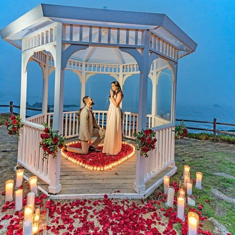 Heritage House Resort Proposal! She said Yes! Gazebo Proposal, Dream Proposal, Best Places To Propose, Unique Proposals, Proposal Pictures, Best Proposals, Beach Proposal, Gazebo Wedding, Romantic Surprise