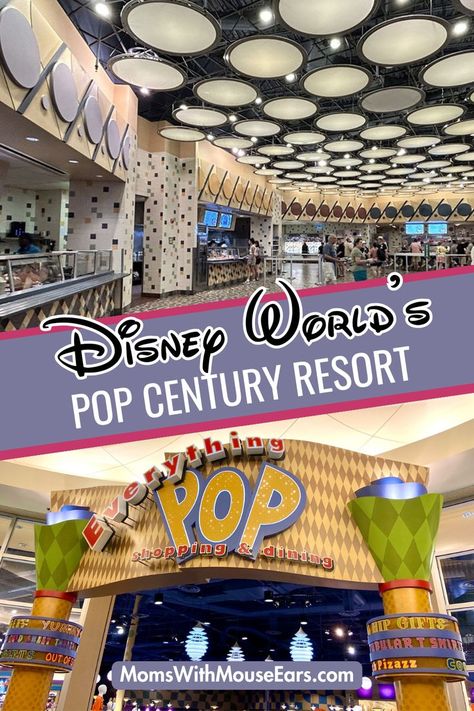 Planning a Disney family vacation? Wondering where to stay at Walt Disney World? The Disney Pop Century Resort is one of the best Disney value resorts. It's cheaper than most Disney World hotels, but you get Skyliner access to Hollywood Studios & Epcot theme parks. So if you'll be staying at Disney's Pop Century hotel, check out these travel tips for making your trip amazing! #disneypopcenturyresort #bestdisneyvalueresorts #disneyfamilyvacation #wheretostayatwaltdisneyworld #disneyworldhotels Disney Pop Century Resort, Disney Skyliner, Disney Value Resorts, Pop Century Resort, Epcot Theme Park, Pop Century, Disney World Hotels, Disney Pop, Disney Family Vacation