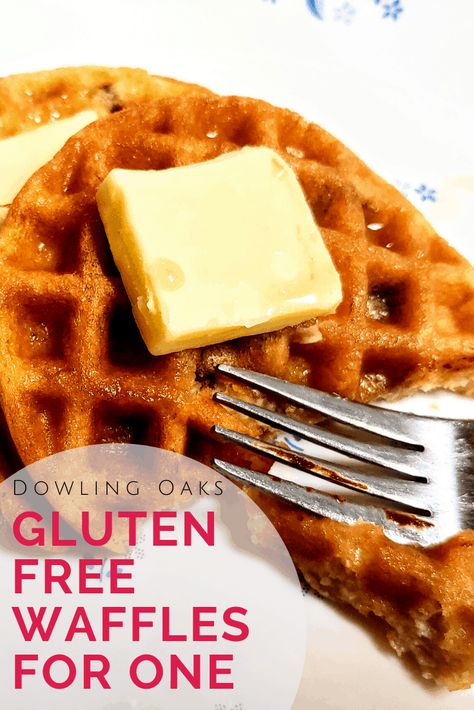 Dash Mini Waffle Maker Recipes Gluten Free, Waffle Recipe For One Person, Gluten Free Waffles Bobs Red Mill, Single Waffle Recipe, Waffle Recipe For One, Gluten Free Waffles Recipe, Gluten Free Waffle Recipe, Gluten Free Single Serve, Recipe For One Person