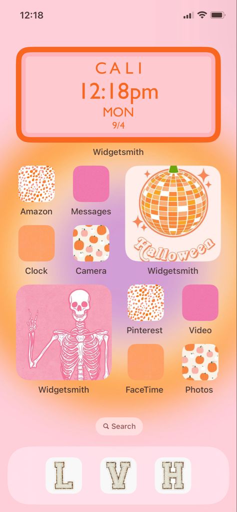 Preppy Halloween App Icons, Preppy Phone Screen Ideas, Halloween Phone Home Screen, Ipad Homescreen Ideas Halloween, Preppy Fall Widgets, Preppy Halloween Widgets, Preppy Iphone Homescreen, Preppy Fall Homescreen, Preppy Phone Ideas