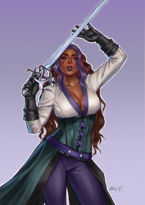 High elven college of swords bard/battlemaster fighter Dnd College Of Swords Bard, College Of Valor Bard, Bard Character Art Female, Battlemaster Fighter, Swords Bard, Half Elf Bard Female, Dnd Dancer Bard, College Of Swords Bard, Dnd Bard Female Dancer