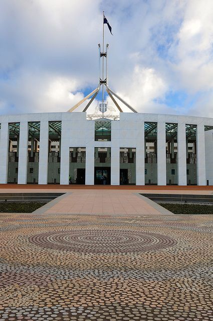 Beautiful Australia, Amazing Dp, Parliament House, Canberra Australia, Australian Capital Territory, Houses Of Parliament, Architectural Details, Australia Living, Canberra