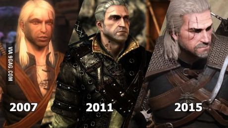 Geralt over the years Witcher 3 Art, Witcher Monsters, The Witcher 2, Witcher Books, Witcher Wallpaper, Witcher Wild Hunt, Witcher 2, The Witcher Series, The Witcher Game