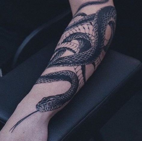 Snakes Wrapped Around Arm Tattoo, Snake Around Arm Tattoo, Wrapped Around Arm Tattoo, Arm Tattoo Designs, Around Arm Tattoo, Leg Tattoo Men, Best Sleeve Tattoos, Arm Tattoos For Women, Snake Tattoo