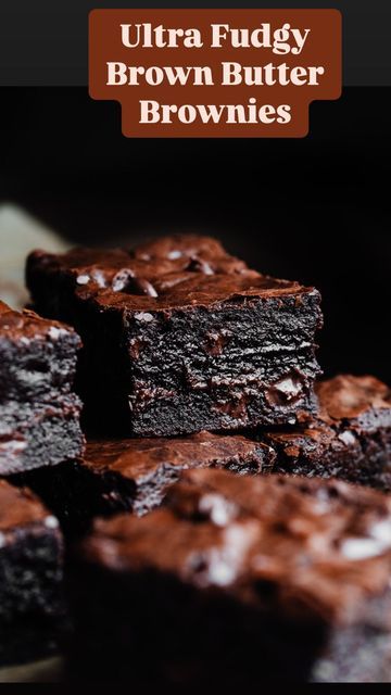 Brown Butter Brownies, Stephanie Simmons, Brownies Fudgy, Butter Brownies, Blue Bowl, Super Rich, Fudgy Brownies, Brown Butter, Chocolate Flavors