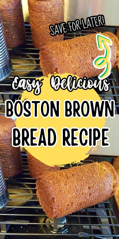 The Boston Brown Bread Recipe That Makes You Go Back In Time Boston Brown Bread In A Can, Brown Bread Recipes Easy, Brown Bread Recipes, Boston Brown Bread Recipe, Bread In A Can, Bread With Raisins, Boston Brown Bread, Molasses Bread, Brown Bread Recipe