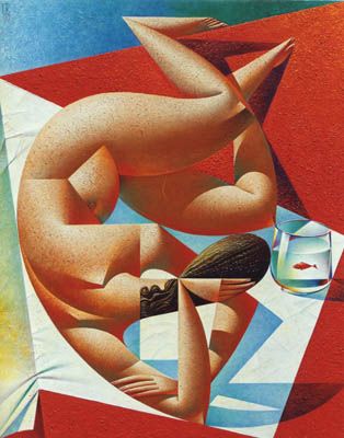 Georgy Kurasov Georgy Kurasov, Lying Woman, Cubist Artists, Art Through The Ages, Barnett Newman, Alex Colville, Audrey Kawasaki, Desktop Wallpaper Pattern, Figurative Artists