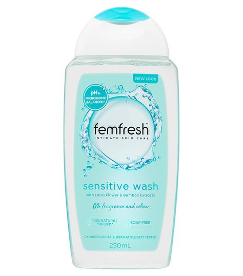 Femfresh Sensitive Wash with Lotus Flower and Bamboo extracts. Specially formulated for sensitive skin. Soap free. Fragrance Free. Colour Free. Soap Fragrance, Intimate Wash, Bamboo Extract, Body Hygiene, Sensitive Skin Care, Feminine Hygiene, Skin Routine, Medical Prescription, Natural Soap