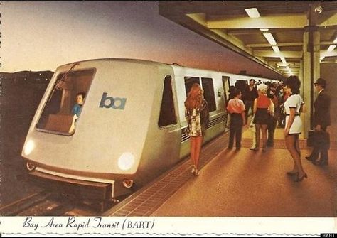 70s Lifestyle, Bart Train, Purple Honey, Bay Area Rapid Transit, Yay Area, Rapid Transit, Subway Train, Railway Museum, Corporate Identity Design