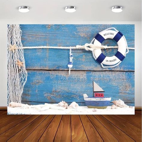 Temu | Explore the Latest Clothing, Beauty, Home, Jewelry & More Portrait Photoshoot Studio, Shell Backdrop, Raingutter Regatta, Nautical Backdrop, Sea Backdrop, Nautical Classroom Theme, Nautical Photography, Life Buoy, Wooden Backdrops