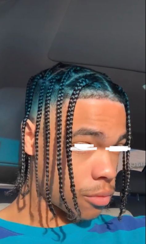 High Top Box Braids Men, Black Guy Braids, Individual Braids Men, Braids For Black Hair Men, Men’s Box Braids, Male Box Braids, Single Braids For Men, Mens Box Braids, Black Men Braids